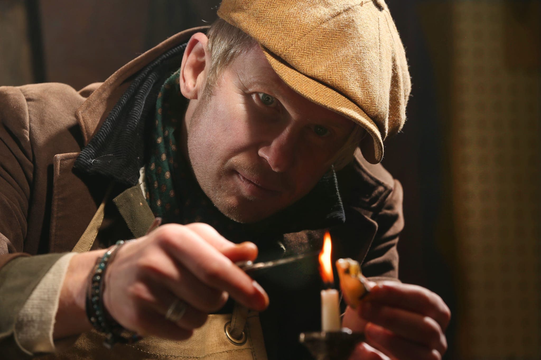 Rob Cain focused on detailed restoration work with traditional tools