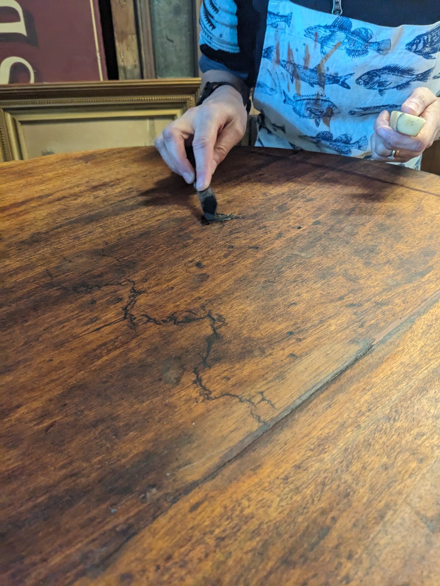 Workshop students practicing techniques